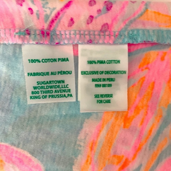 Lilly Pulitzer Margot Dress SZ Small Surf Blue Bonita Blooms - Picture 14 of 16